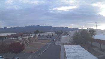Weather camera view of Pahrump Valley HS.
