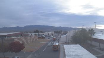 Weather camera view of Pahrump Valley HS.