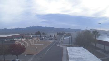 Weather camera view of Pahrump Valley HS.