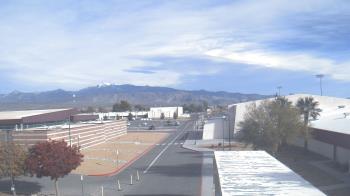 Weather camera view of Pahrump Valley HS.