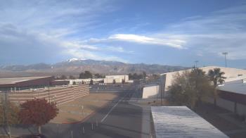 Weather camera view of Pahrump Valley HS.