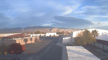 Weather camera view of Pahrump Valley HS.