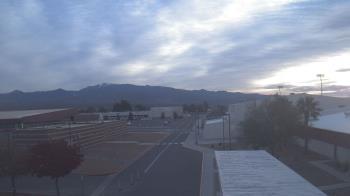 Weather camera view of Pahrump Valley HS.