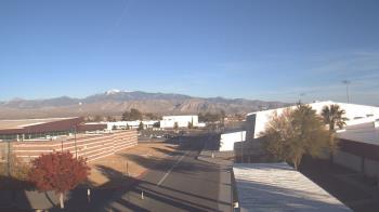 Weather camera view of Pahrump Valley HS.