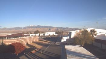 Weather camera view of Pahrump Valley HS.