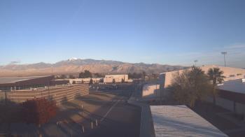 Weather camera view of Pahrump Valley HS.