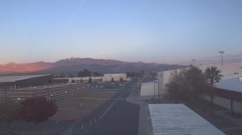 Weather camera view of Pahrump Valley HS.