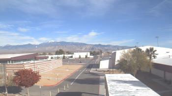 Weather camera view of Pahrump Valley HS.