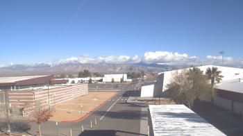 Weather camera view of Pahrump Valley HS.