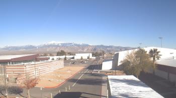 Weather camera view of Pahrump Valley HS.