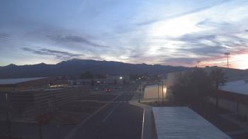 Weather camera view of Pahrump Valley HS.