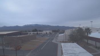 Weather camera view of Pahrump Valley HS.