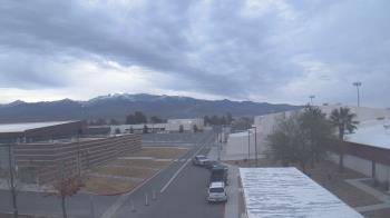 Weather camera view of Pahrump Valley HS.