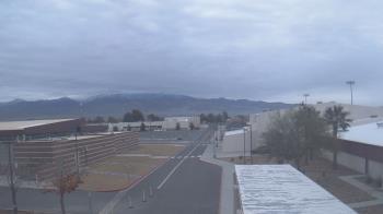 Weather camera view of Pahrump Valley HS.
