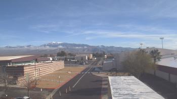 Weather camera view of Pahrump Valley HS.