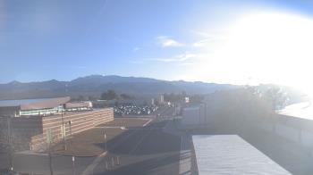 Weather camera view of Pahrump Valley HS.