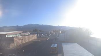 Weather camera view of Pahrump Valley HS.