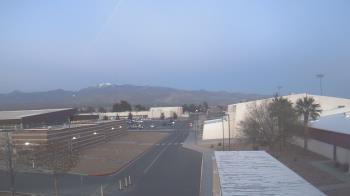 Weather camera view of Pahrump Valley HS.