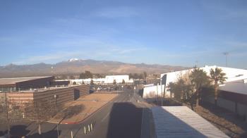 Weather camera view of Pahrump Valley HS.