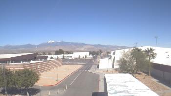 Weather camera view of Pahrump Valley HS.