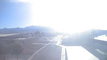 Weather camera view of Pahrump Valley HS.