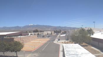 Weather camera view of Pahrump Valley HS.