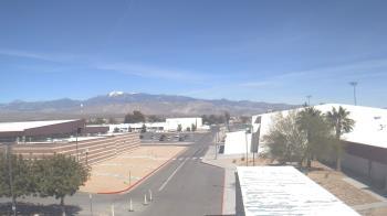 Weather camera view of Pahrump Valley HS.