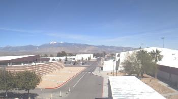 Weather camera view of Pahrump Valley HS.