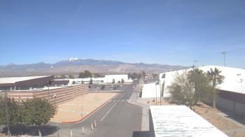 Weather camera view of Pahrump Valley HS.