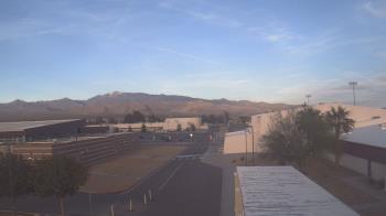 Weather camera view of Pahrump Valley HS.