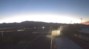 Weather camera view of Pahrump Valley HS.