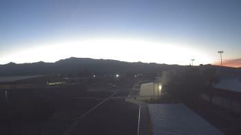 Weather camera view of Pahrump Valley HS.