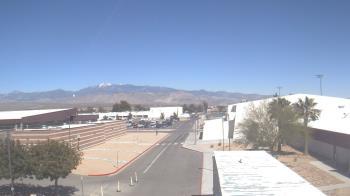 Weather camera view of Pahrump Valley HS.