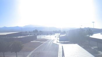 Weather camera view of Pahrump Valley HS.
