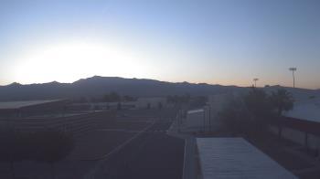 Weather camera view of Pahrump Valley HS.