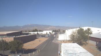 Weather camera view of Pahrump Valley HS.