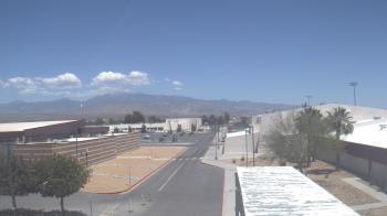 Weather camera view of Pahrump Valley HS.