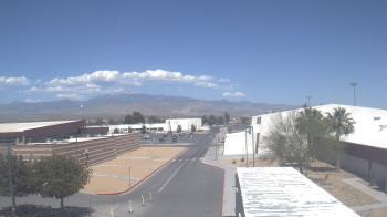 Weather camera view of Pahrump Valley HS.