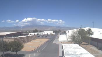 Weather camera view of Pahrump Valley HS.