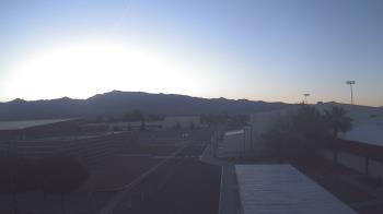 Weather camera view of Pahrump Valley HS.