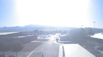 Weather camera view of Pahrump Valley HS.
