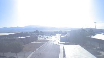 Weather camera view of Pahrump Valley HS.