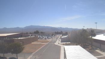 Weather camera view of Pahrump Valley HS.