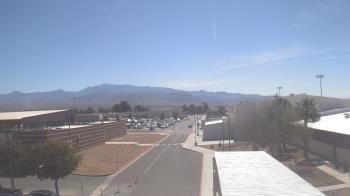 Weather camera view of Pahrump Valley HS.