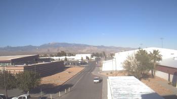 Weather camera view of Pahrump Valley HS.
