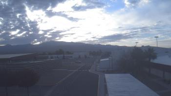 Weather camera view of Pahrump Valley HS.
