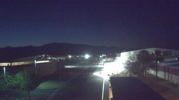 Weather camera view of Pahrump Valley HS.