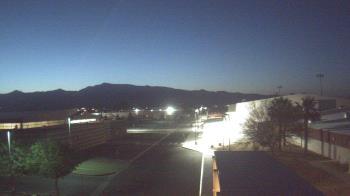 Weather camera view of Pahrump Valley HS.