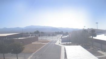 Weather camera view of Pahrump Valley HS.