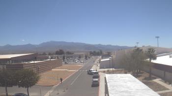 Weather camera view of Pahrump Valley HS.